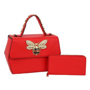 Red 2 in 1 Box Satchel
