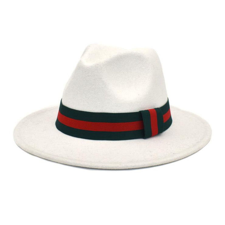 New Style White Fedora Hat