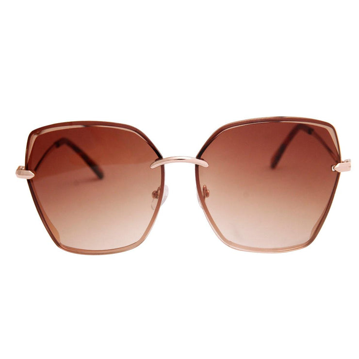Brown Sheer Sunglasses