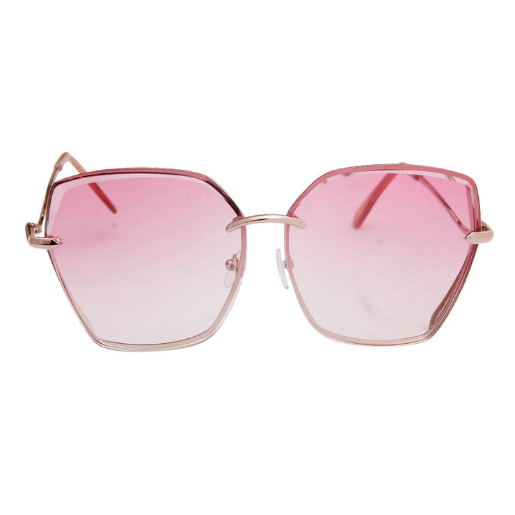 Pink Sheer Sunglasses
