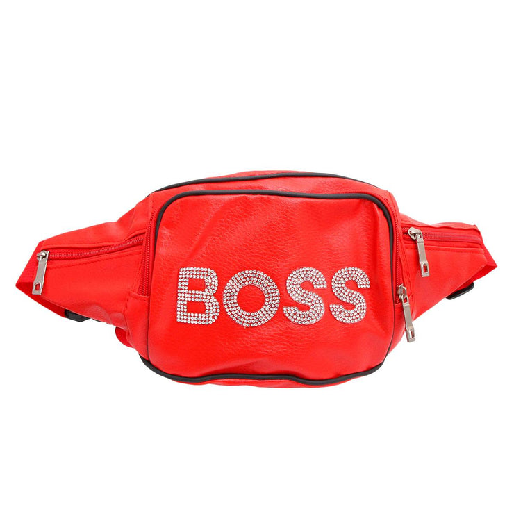Red Boss Fanny Pack